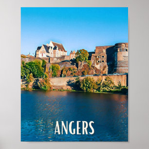 Poster Angers Foto Vintage