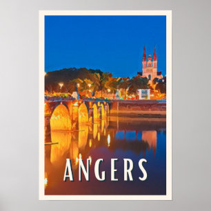 Poster Angers Foto Vintage