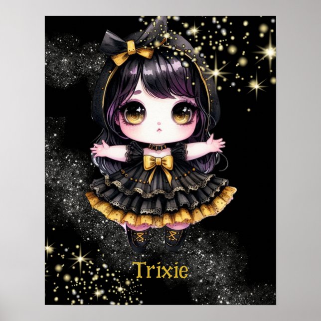 POSTER | Anime Girls Goth Niedlich Custom Kawaii (Vorne)