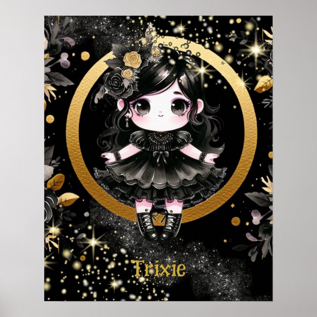 POSTER | Anime Girls Goth Niedlich Custom Kawaii (Vorne)