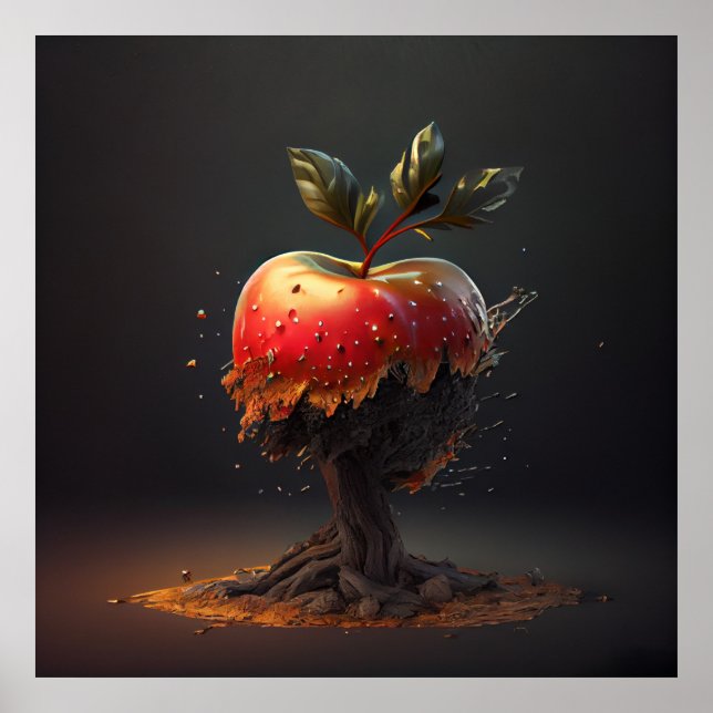 Poster Apfel (Vorne)