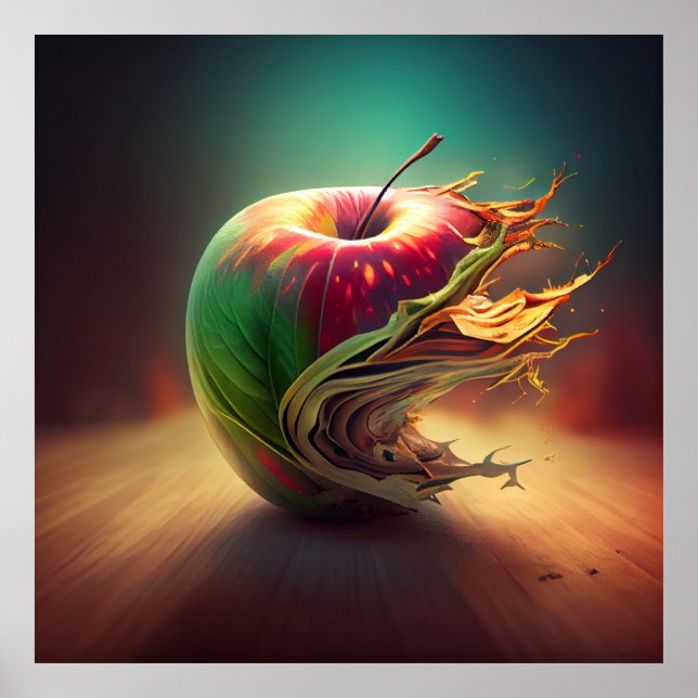 Poster Apfel (Vorne)
