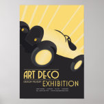 Poster - Art Deco Design Museum Ausstellung<br><div class="desc">Schwarz-Gelb Art Deco Design Museum Ausstellung Poster. Option auf Karo-out für Ihren Kauf dieses Poster mit einem gemacht, um den Ruhm durch zazzle zu messen. Fügen Sie dem Rahmen ein Reittier hinzu, das dieses schöne Bild hervorhebt. Vergessen Sie nicht, Ihre Rückmeldung ein wenig lang mit dem Bild in situ, das...</div>