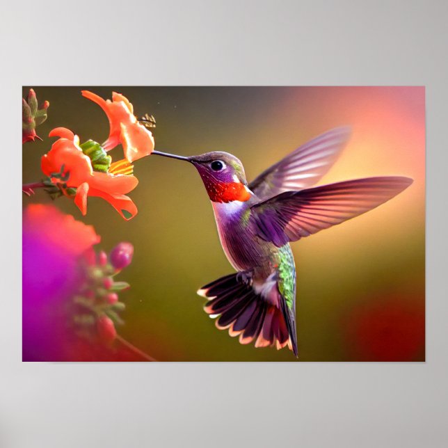 Poster Art Hummingbird (Vorne)