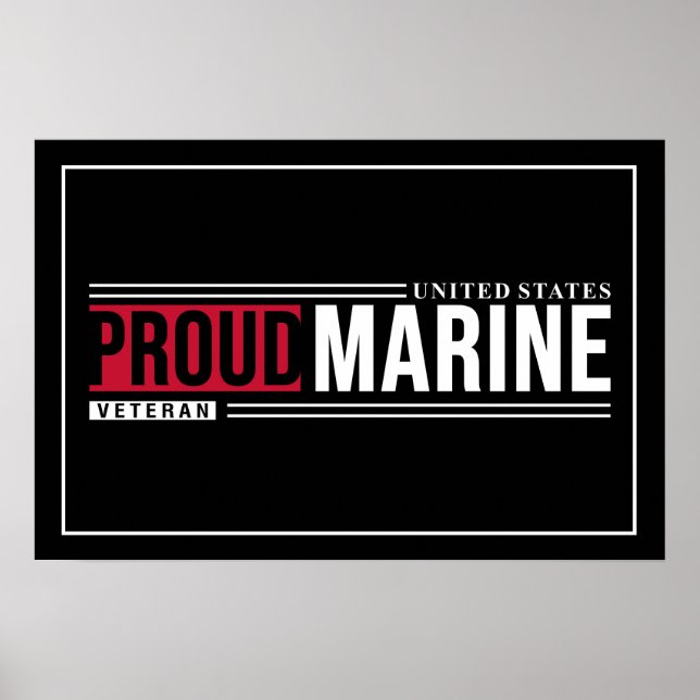 Poster Art Marine Veteran (Vorne)