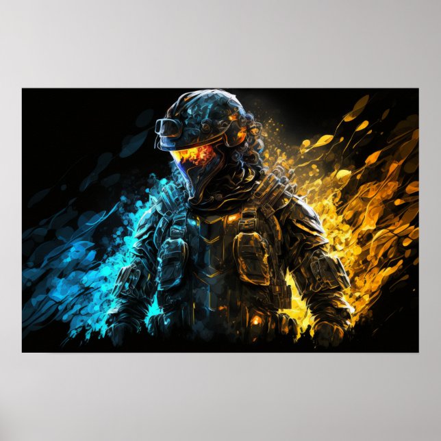 Poster Art Militär (Vorne)