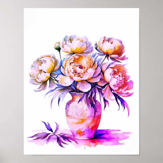 Poster-Art-Print-Blume Poster (Vorne)