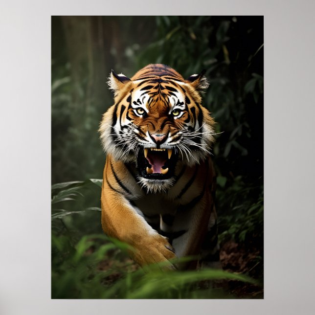 Poster Art Tiger (Vorne)