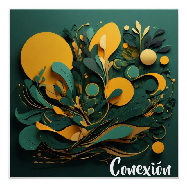 Póster Arte Biodiversidad Viva Conexión Poster (Vorderseite)