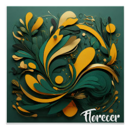 Póster Arte Biodiversidad Viva Poster