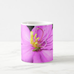 Poster aus Pseudo-Leinwand mit pinker hawaiianisch Kaffeetasse