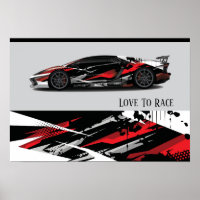Poster Auto Racing