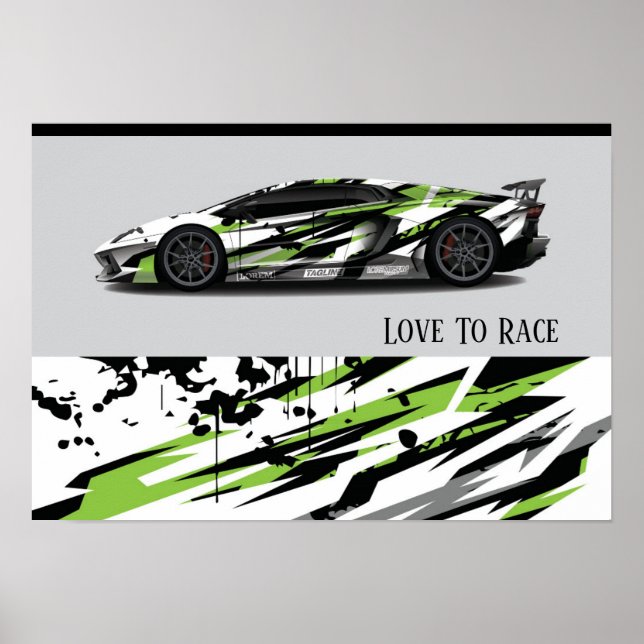 Poster Auto Racing (Vorne)