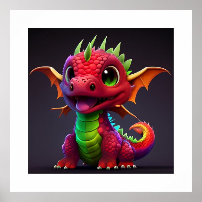 Poster Baby Dragon (Vorne)