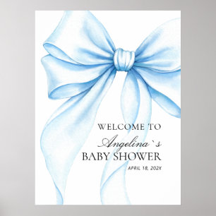 Poster Baby Shower zartes Band.