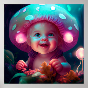 Poster baby smiling