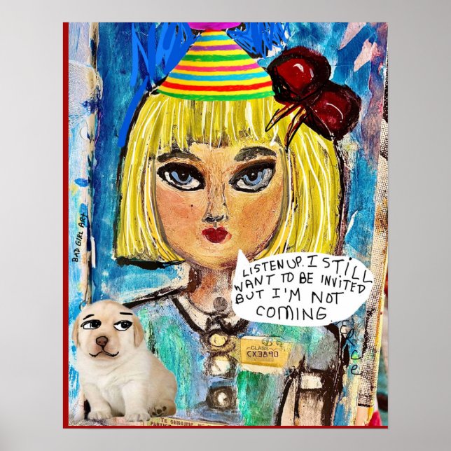 - POSTER Bad Girl Art Poster (Vorne)