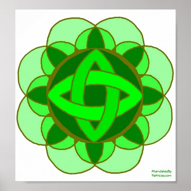 Poster "Balancing the Heart Chakra" (Vorne)