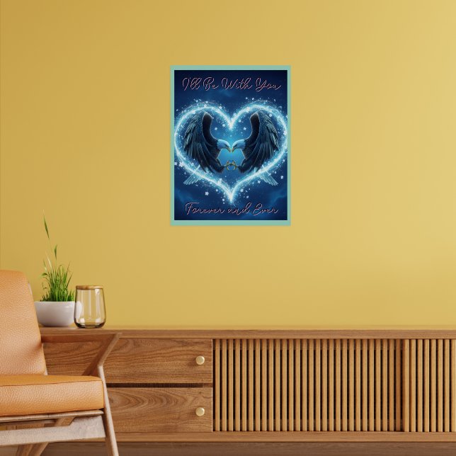 Poster Bald Eagle Heart Complete Unity Centerpiece (Wohnzimmer 2)