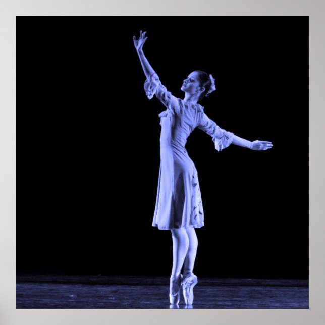 POSTER: Ballerina Blue Poster (Vorne)
