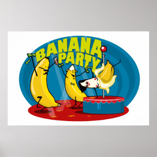 Poster Banana Party