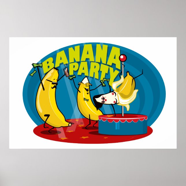 Poster Banana Party (Vorne)