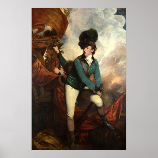Poster Banastre Tarleton von Joshua Reynolds (Vorne)