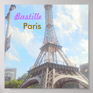 Poster Bastille Paris