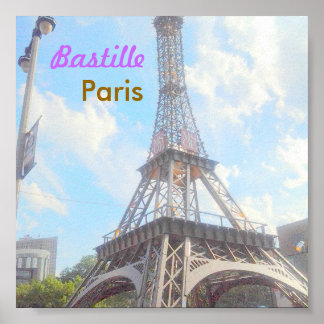 Poster Bastille Paris