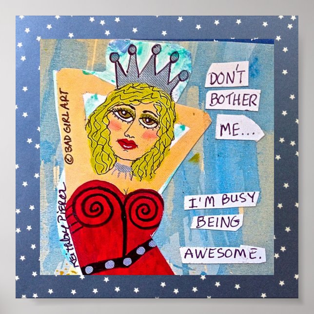 POSTER BAUT MICH NICHT AN. ICH BIN PHANTASTISCH. (Vorne)