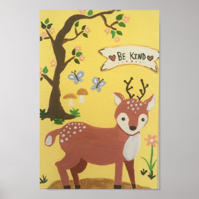 Poster "be kind" (Vorne)