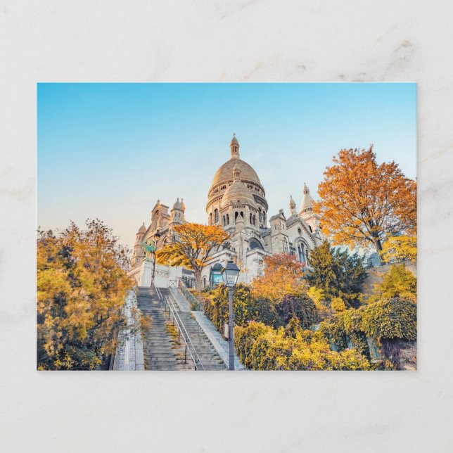Poster Beautiful Sacre Coeur Postkarte (Vorderseite)