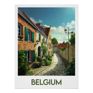 Poster Belgien