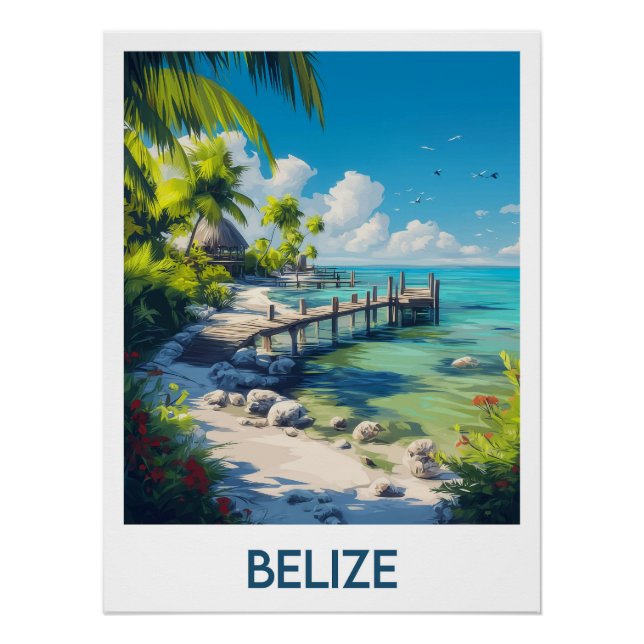 Poster Belize (Vorderseite)