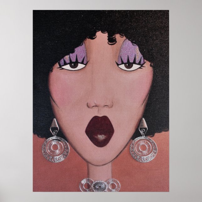 Poster "Black Beauty Diva" (Vorne)