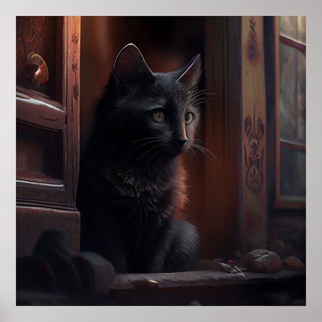 Poster Black Cat (Vorne)