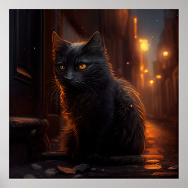 Poster Black Cat