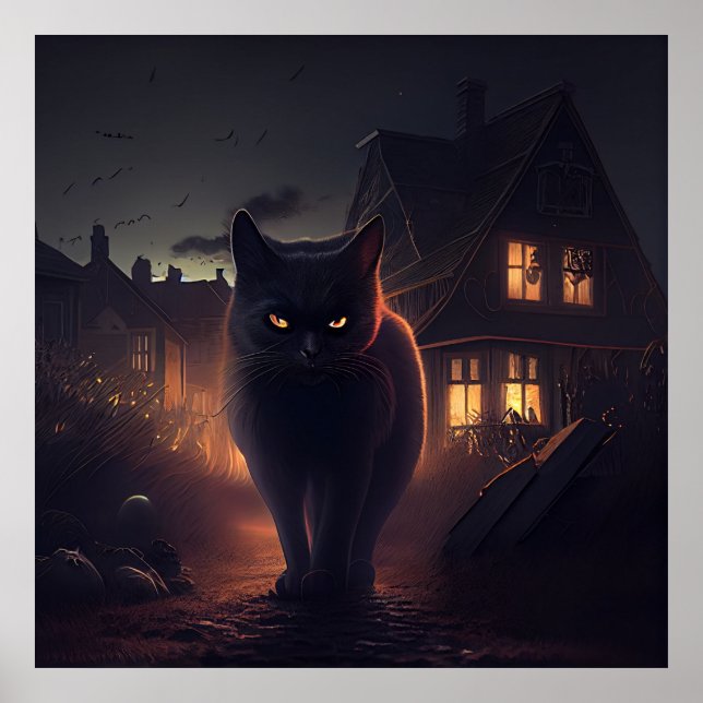 Poster Black Cat (Vorne)