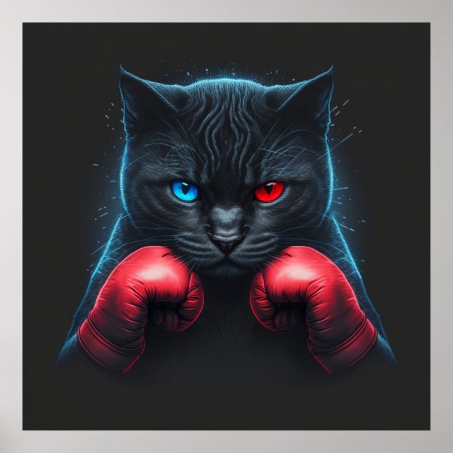 Poster Black Cat (Vorne)