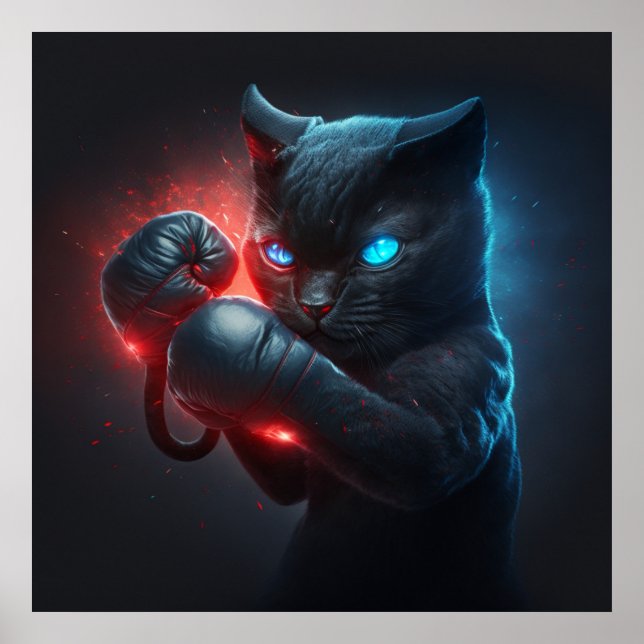 Poster Black Cat (Vorne)