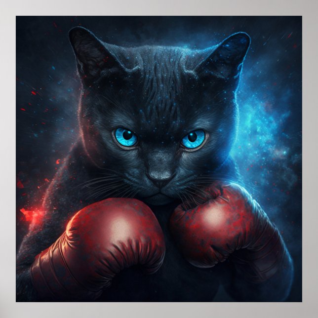 Poster Black Cat (Vorne)