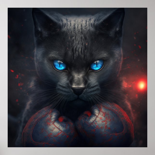 Poster Black Cat (Vorne)