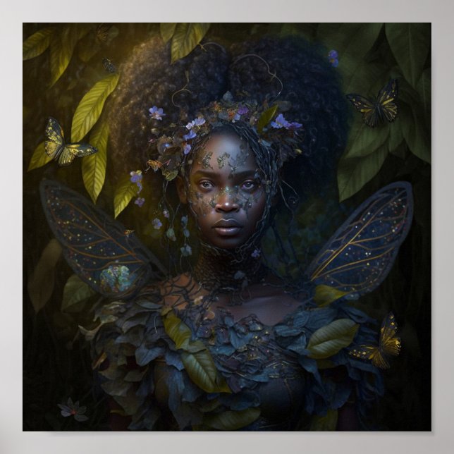 Poster "Black Sprite" (Vorne)