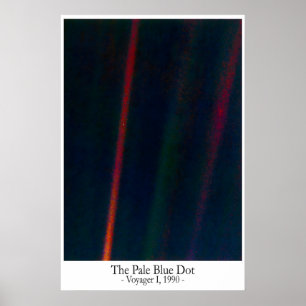 Poster 'Blassblauer Punkt' Voyager 1 Astronomie Dr