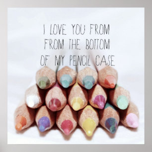 Poster ...Bleistift-Gehäuse