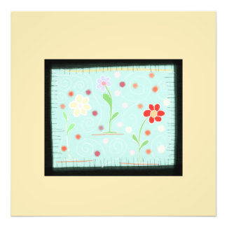 Poster-Blume Fotodruck