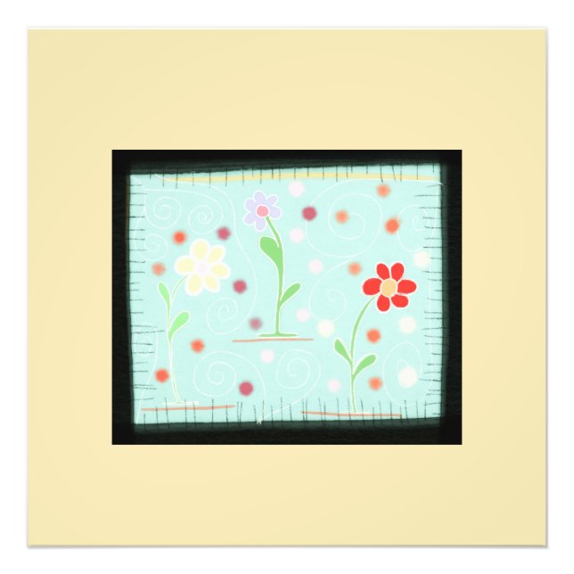 Poster-Blume Fotodruck (Vorne)