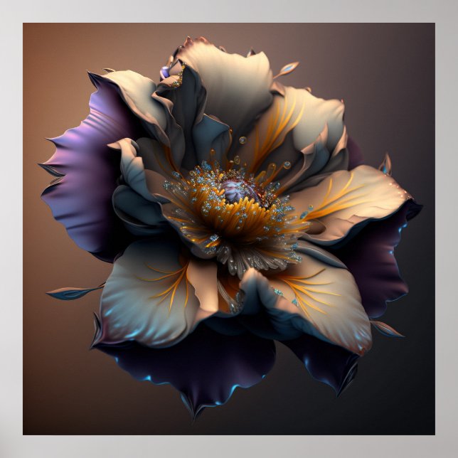 Poster-Blume Poster (Vorne)