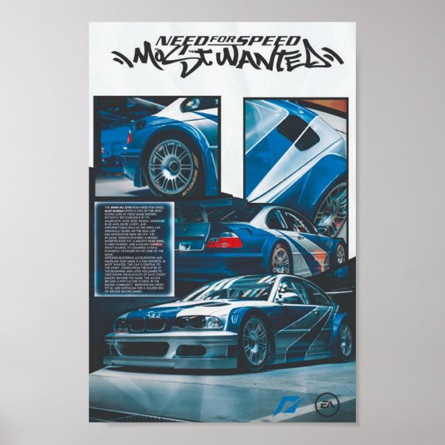 POSTER BMW (Vorne)
