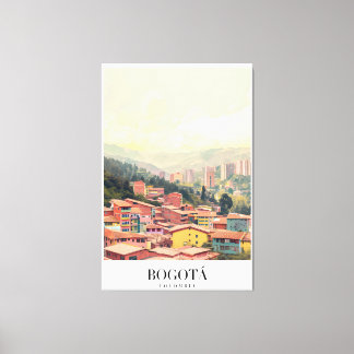 Poster Bogota Kolumbien Vintage Leinwanddruck